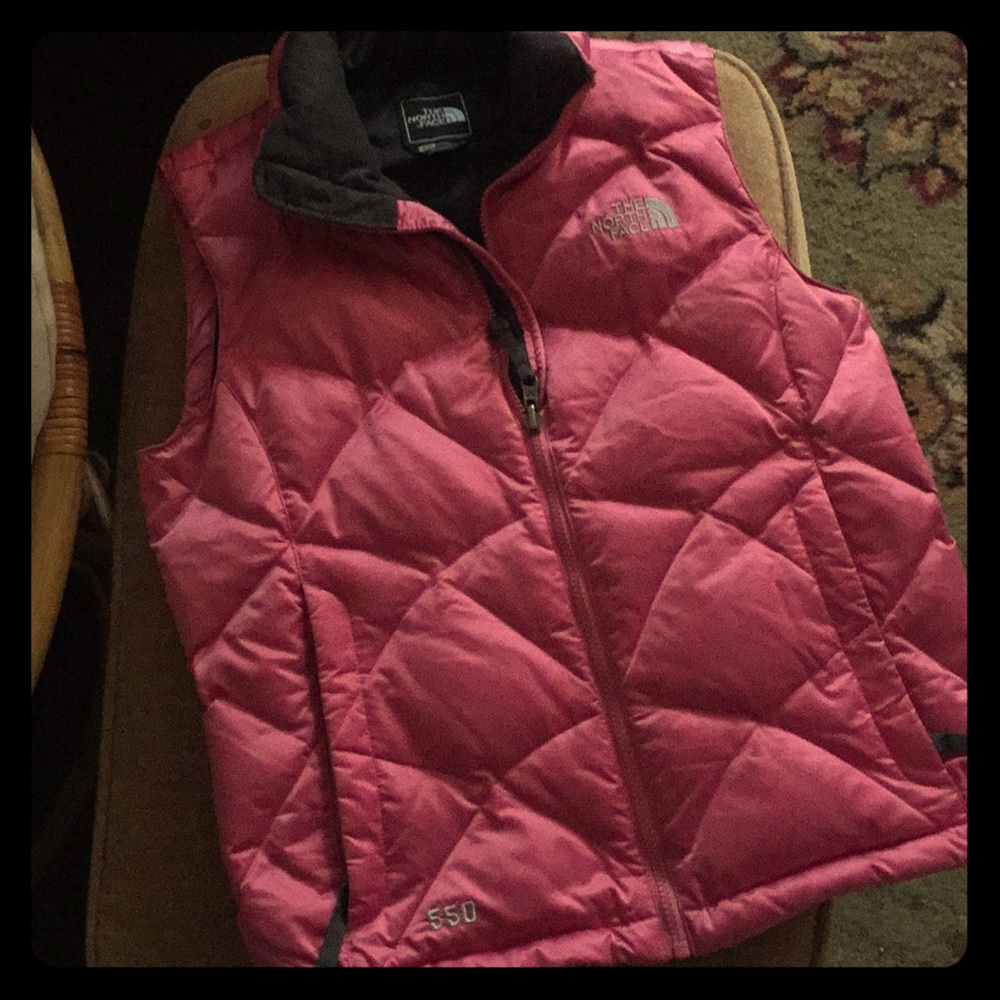 Pink NorthFace Puffer Vest Size S